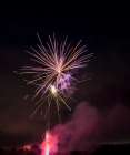 USA, Indiana, Carmel. July 4th fireworks. Art Print